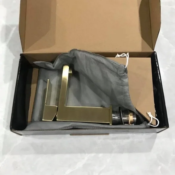 Satin Brass Single Hole Faucet - Picture 8 of 12